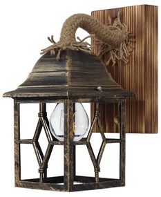 Απλίκα Τοίχου Heronia R-710AP Rope/Wood 30-0057