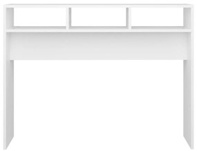 vidaXL Τραπέζι Κονσόλα Λευκό 105 x 30 x 80 εκ. από Επεξ. Ξύλο