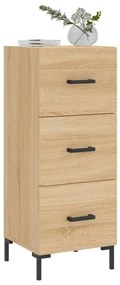 vidaXL Ντουλάπι Sonoma Δρυς 34,5x34x90 εκ. από Επεξεργασμένο Ξύλο