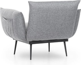 Πολυθρόνα Γκρι JAX SOLO 80x90x95