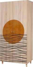 Διφυλλη Ντουλαπα Σονομα LIDYA 52x90x192