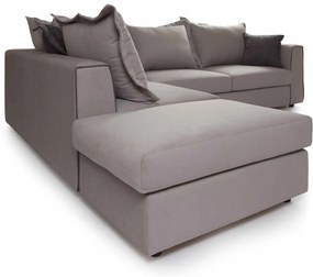 Γωνιακός καναπές Broadway-Gkri Skouro-Αριστερή