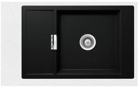 Schock Cristadur Mono 15180 Ένθετος Νεροχύτης 78x51cm Puro
