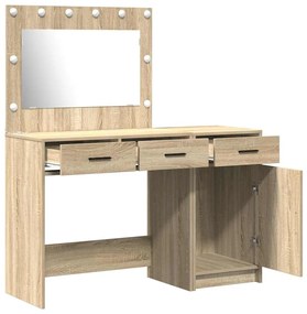 vidaXL Τραπέζι περιποίησης με συρτάρι 2 pcs Καφέ 40 x 41 x 75 εκ