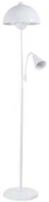 Φωτιστικό Δαπέδου 534LUN5349 Φ30x157cm 1xE27/1xE14 40W White Opviq