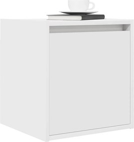vidaXL Κομοδίνο Επιτοίχιο Λευκά 38x34x40 εκ.
