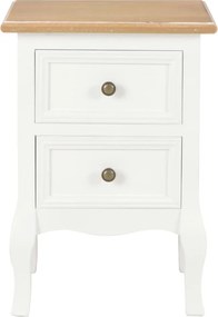 vidaXL Κομοδίνα 2 Τεμ. Λευκά 35 x 30 x 49 εκ. από MDF