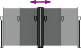 vidaXL Σκίαστρο Πλαϊνό Συρόμενο Ανθρακί 120 x 1000 εκ.