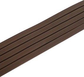 vidaXL Αυτοκόλλητη σφραγίδα παραθύρου 10 x 4 mm 100 m Καφέ EPDM αφρός