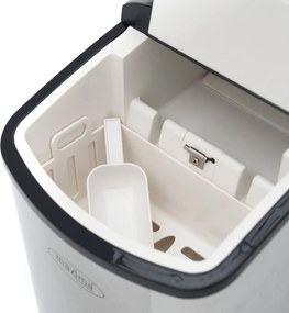 Ice Machine - 10-12kg/day - Bullet Cubes - Air Cooled - Silver
