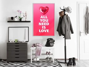 Αφίσα - Ruby Heart - 20x30 - Μαύρο - Χωρίς πασπαρτού