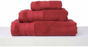 Πετσέτα Σώματος 70x140 Soft 10 Red Anna Riska