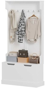 Έπιπλο Εισόδου Kaylor HM2475.03 93x34x180cm White Mdf