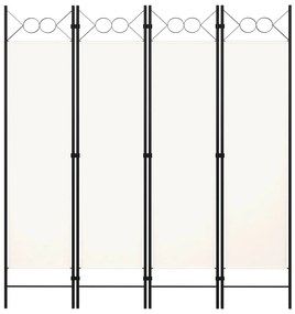 ΔΙΑΧΩΡΙΣΤΙΚΟ ΔΩΜΑΤΙΟΥ ΜΕ 4 ΠΑΝΕΛ ΛΕΥΚΟ 160 X 180 ΕΚ. 320706