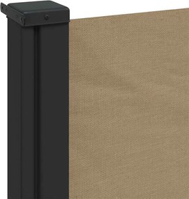 vidaXL Σκίαστρο Πλαϊνό Συρόμενο Taupe 120 x 600 εκ.