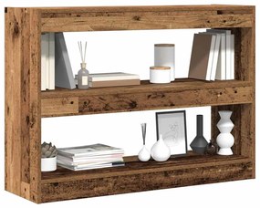 vidaXL Βιβλιοθήκη Παλαιό ξύλο 100 x 30 x 72 εκ Επεξεργασμένο ξύλο