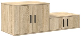 vidaXL Ντουλάπα Αποθήκευσης Σονομά Οξιά 103x41x40 εκ. Ξύλινη Κατασκευή