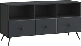 vidaXL Ντουλάπι TV 102 x 34,5 x 50 cm Μαύρο Επεξεργασμένο Ξύλο