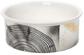 Διακοσμητικό Μπολ Moonlight 9cm White-Gold ARA115 Espiel Ceramic