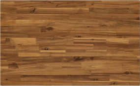 vidaXL 110 x 55 x 75 cm Στερεό Ξύλο Ακακίας Φυσικό και Λευκό