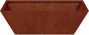 vidaXL Γλάστρα Κήπου 5 pcs Σκ rusty 50 x 50 x 15 cm