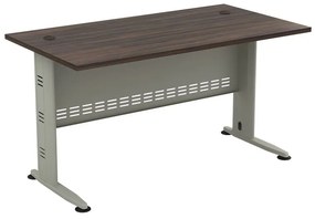 WOODWELL COMPACT Γραφείο Απόχρωση Σκούρο Καρυδί 120x80x75cm ΕΟ980,1