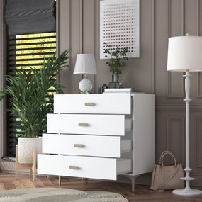 Συρταριέρα Λευκό BROPAN 85.6x45x90.7