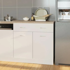 vidaXL Πάγκος Κουζίνας Μπεζ με Υφή Μαρμάρου 80x60x2,8 εκ Μοριοσανίδα