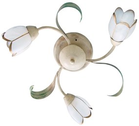 Φωτιστικό Οροφής - Πλαφονιέρα 77-2190 MX10500E-3 Caren Beige Homelighting Metal, Glass