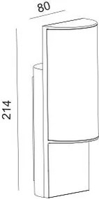 Απλίκα τοίχου LED Harrion