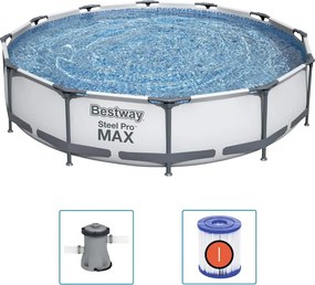 Bestway Σετ Πισίνας Steel Pro MAX 366 x 76 εκ.