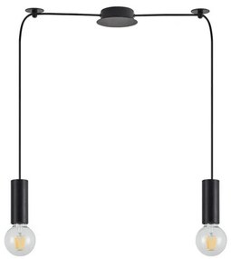 Κρεμαστό Φωτιστικό Οροφής Μέταλλο ADEPT TUBE H300 Φ11 Homelighting-77-8479-Μαύρο 77-8479