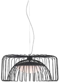 Φωτιστικό Οροφής Cougar LED-COUGAR-NERO Black Μέταλλο