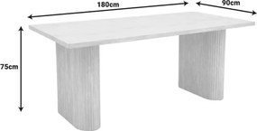 Τραπέζι Loozir mdf σε φυσική απόχρωση 180x90x75εκ 180x90x75 εκ.