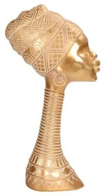 Διακοσμητική Φιγούρα Abeni 3 020771 15x7x29cm Gold Πολυρεσίνη
