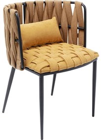 Καρέκλα Cheerio Kαμηλό 55x52x75εκ - Καφέ
