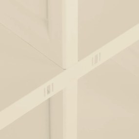 vidaXL Πλαστικό Ντουλάπι Angora Λευκό 79 x 43 x 85,5εκ με Σχέδιο Ξύλου