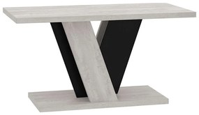 Τραπεζάκι Σαλονιού Viney 162716819 110x70x60cm Light Grey-Black