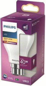 Λάμπα LED Philips 8718699762476 Λευκό F 40 W B22 (2700 K)