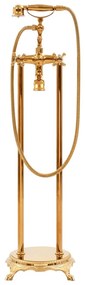 vidaXL Μπαταρία Μπανιέρας Επιδαπέδια Χρυσή 99,5 εκ. Ανοξείδωτο Ατσάλι