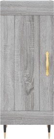 vidaXL Ντουλάπι Γκρι Sonoma 34,5x34x90 εκ. από Επεξεργασμένο Ξύλο