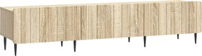vidaXL Ντουλάπι TV 147 x 34,5 x 32 εκ Sonoma Δρυς Επεξεργασμένο Ξύλο