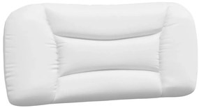 vidaXL Κρεβάτι με Στρώμα Hvar Λευκό 90x200 εκ. από Συνθετικό Δέρμα