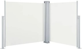 vidaXL Σκίαστρο Πλαϊνό Συρόμενο Κρεμ 100 x 600 εκ.