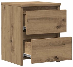 vidaXL Κομοδίνο Αρτισιανή Δρυς 30x30x40 εκ. από Επεξεργασμένο Ξύλο