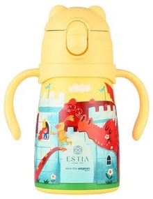 Estia Θερμός Παιδικό Bubble Bottle Save The Aegean 300ml Fortress Dragon 01-33217