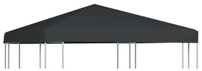 vidaXL Κάλυμμα για Κιόσκι Γκρι 3 x 3 μ. 310 γρ./μ²