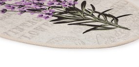 Bathmat Set (3 Pieces) Lavender Multicolor