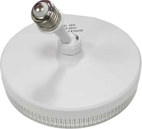 LED φωτιστικό οροφής 18W Φ230 6500Κ Ψυχρό φως Ε27 - LED Rotating Light