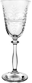 Ποτήρι Κολωνάτο Κρασιού Angela CLX406029410 185ml Clear Από Κρύσταλλο Βοημίας Κρύσταλλο
